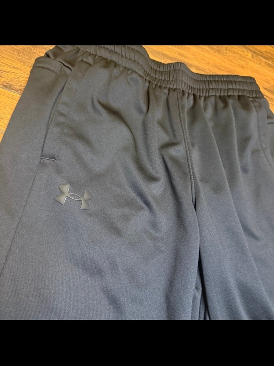 Under Armour Men's Black Fleece Jogger Pants 100% Polyester Activewear L Loose - Picture 4 of 11